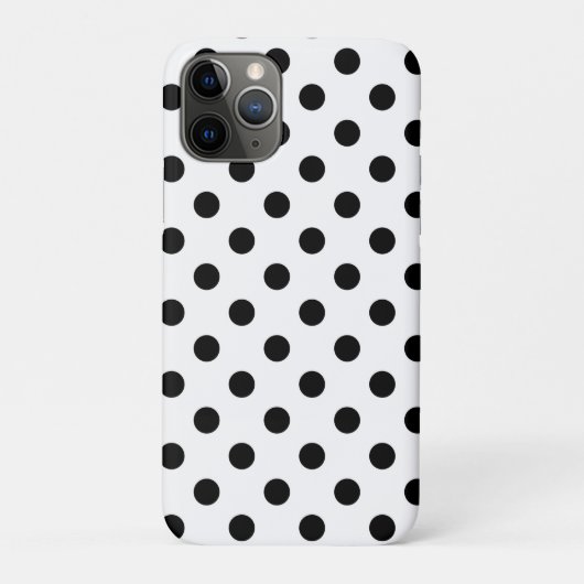 Coques Case-Mate iPhone Points Blancs & Noirs Point (Dos)