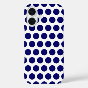 Coques iPhone 16 Points Bleus Foncé