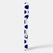 Coques Case-Mate iPhone Points Bleus Foncé (Verso / Droite)