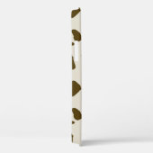 Coques Case-Mate iPhone POINTS Brown DE LA PEAU DE VACHE (Verso / Droite)