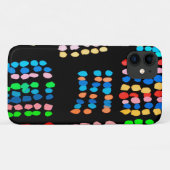 Coques Case-Mate iPhone Points colorés (Dos (Horizontal))