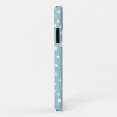 Coques Case-Mate iPhone Points Dalmatiens Bleus, Points Dalmatiens, Impres (Dos/Droite)