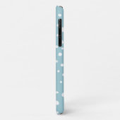 Coques Case-Mate iPhone Points Dalmatiens Bleus, Points Dalmatiens, Impres (Dos/Gauche)