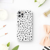 Coques Case-Mate iPhone Points dalmatiens, Points dalmatiens, Noir et Blan