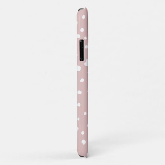 Coques Case-Mate iPhone Points Dalmatiens Rose, Points Dalmatiens, Impress (Dos/Droite)