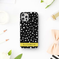Points dalmatiens, Spots, Noir et Blanc, Votre nom