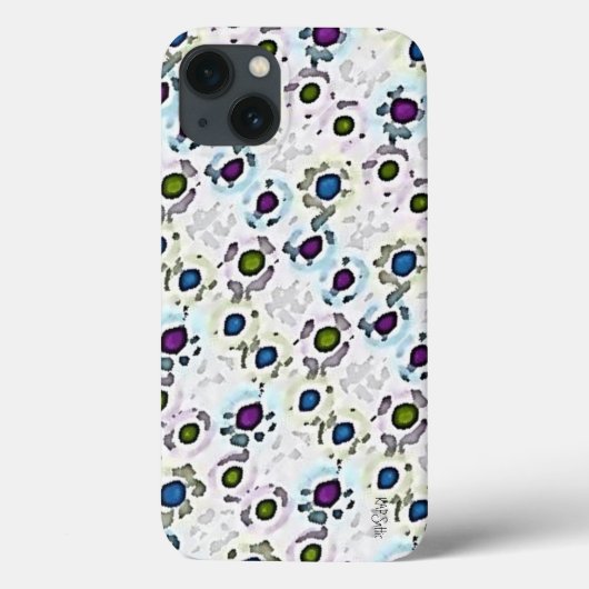 Coques Case-Mate iPhone Points d'aquarelle (Verso)