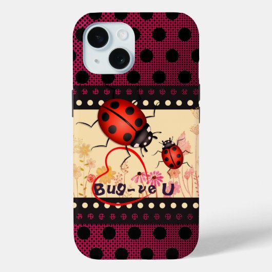 Coques Case-Mate iPhone Points de coccinelle (Verso)