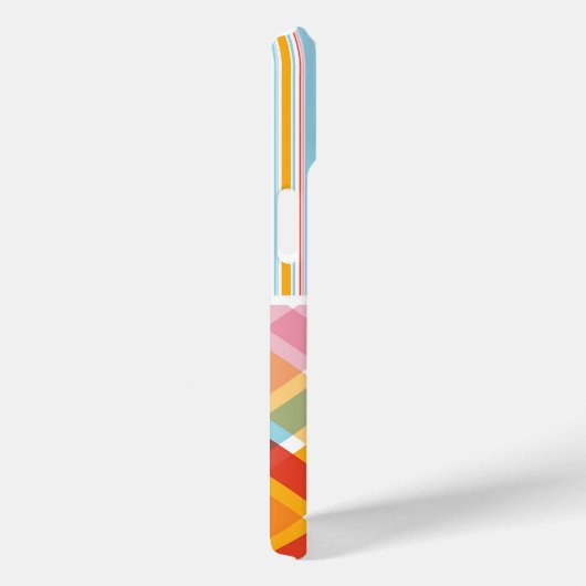 Coques Case-Mate iPhone Points de contrôle en plastique rose bonbon Scribb (Verso / Droite)