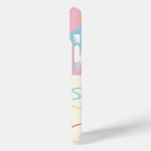 Coques Case-Mate iPhone Points de contrôle en plastique rose bonbon Scribb (Verso / Gauche)