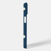 Coques Case-Mate iPhone Points de crâne Kawaii mignons aléatoires bleu fon (Verso / Droite)