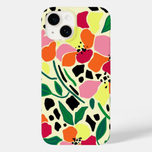 Coque Pour iPhone 14 Points de jardin tropicaux