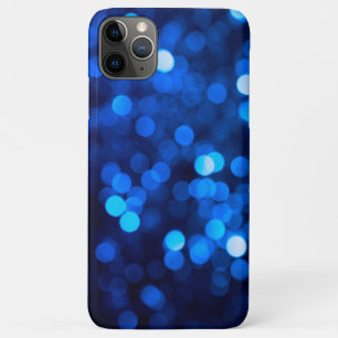 Case-Mate iPhone Case Points de lumière bleue abstraits