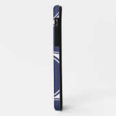 Coques Case-Mate iPhone Points de mod dans la marine (Dos/Gauche)