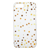 Coques Case-Mate iPhone Points de Parties scintillant or effacés (Dos)
