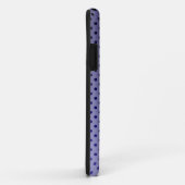 Coques Case-Mate iPhone Points de polka violets (Dos/Droite)