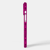 Coques Case-Mate iPhone points de prune en velours rouge (Verso / Gauche)