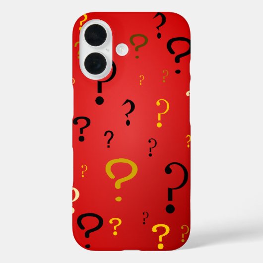 Coques Case-Mate iPhone Points de questions mystérieux (Verso)