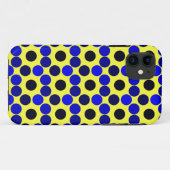 Coques Case-Mate iPhone Points de vue noir et bleu (Dos (Horizontal))