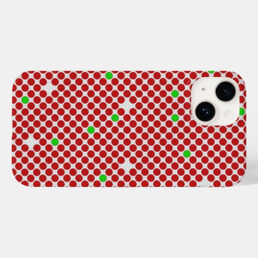 Coques Case-Mate iPhone Points Diagonal Motif graphique en diagonale Rouge (Verso (horizontal))