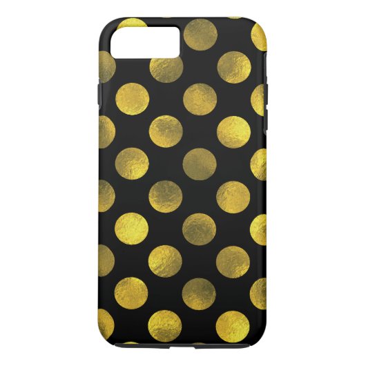 Coques Case-Mate iPhone Points d'Or Polka (Dos)