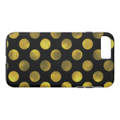 Coques Case-Mate iPhone Points d'Or Polka (Dos (Horizontal))