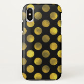 Coques Case-Mate iPhone Points dorés (Dos)