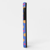 Coques Case-Mate iPhone Points en bleu (Dos/Gauche)