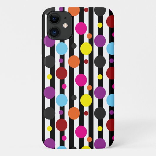 Coques Case-Mate iPhone Points Et Bandes (Dos)