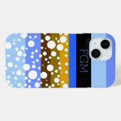 Coques Case-Mate iPhone points et bandes initiales personnalisées (Verso (horizontal))