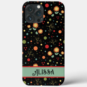 Case-Mate iPhone Case Points et ressorts à fleurs Inspiriity Rétro Moder