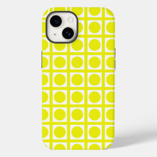 Coques Pour iPhone Points Grille Élégants Au Citron