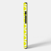 Coques Case-Mate iPhone Points Grille Élégants Au Citron (Verso / Gauche)