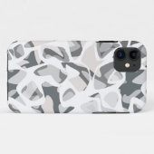 Coques Case-Mate iPhone Points gris clair motif Abstrait tacheté (Dos (Horizontal))