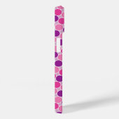 Coques Case-Mate iPhone Points Lilac violet rétro Motif géométrique (Verso / Droite)