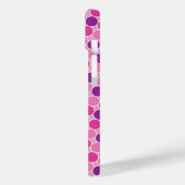 Coques Case-Mate iPhone Points Lilac violet rétro Motif géométrique (Verso / Gauche)