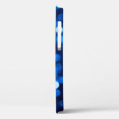 Coques Case-Mate iPhone Points lumineux bleus Abstraits (Verso / Gauche)