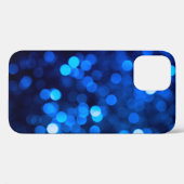 Coques Case-Mate iPhone Points lumineux bleus Abstraits (Verso (horizontal))