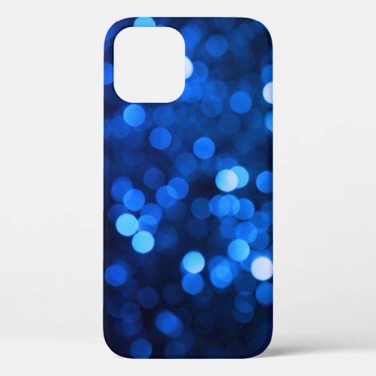 Coques Case-Mate iPhone Points lumineux bleus Abstraits (Verso)