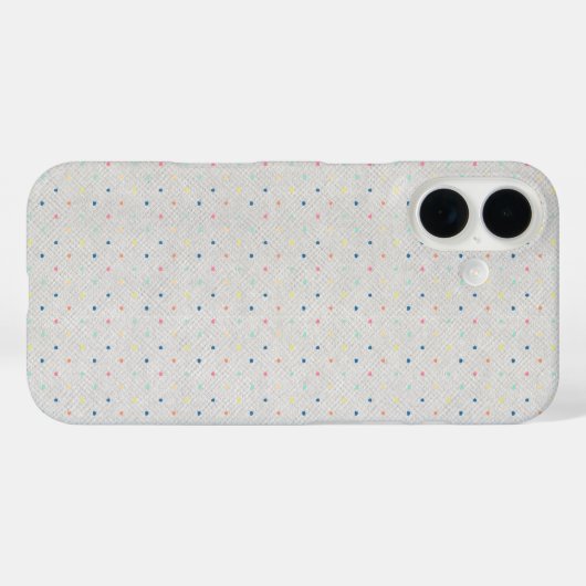 Coques Case-Mate iPhone Points minuscules Pastel (Verso (horizontal))