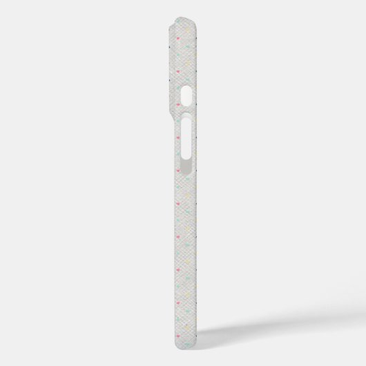 Coques Case-Mate iPhone Points minuscules Pastel (Verso / Gauche)