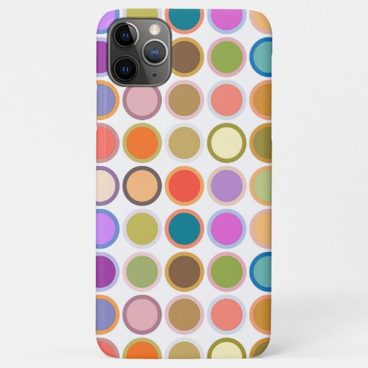 Coques Case-Mate iPhone Points Modernes de Milieu de Siècle, Multi Couleur (Dos)