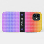 Coques Case-Mate iPhone Points Modernes Multicolores (Dos (Horizontal))