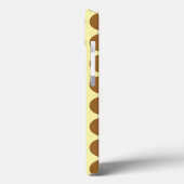 Coques Case-Mate iPhone Points neutres de crème Brown de sucre (Verso / Gauche)