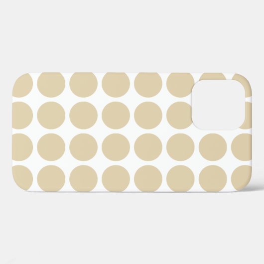 Coques Case-Mate iPhone Points neutres d'ivoire (Verso (horizontal))