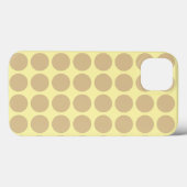 Coques Case-Mate iPhone Points neutres en crème blonde (Verso (horizontal))