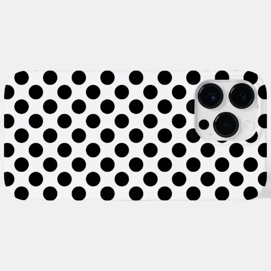 Coques Case-Mate iPhone Points noirs (Verso (horizontal))