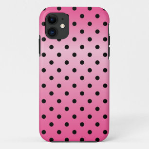Etui iPhone Case-Mate points noirs cool sur fond rose brillant