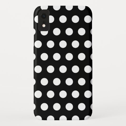 Coques Case-Mate iPhone Points noirs et blancs (Dos)