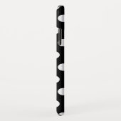 Coques Case-Mate iPhone Points noirs et blancs (Dos/Droite)